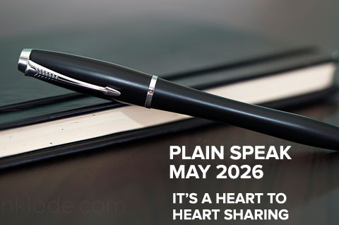 PLAIN SPEAK - MAY 2026